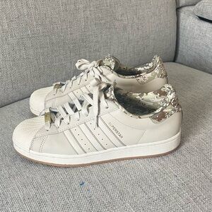 Adidas Superstar White Camo Men's Athletic Shoes
